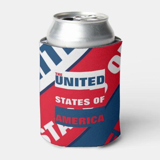 De Amerikaanse drinkers Blikjeskoeler (Blikje Voorkant)