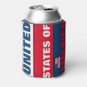 De Amerikaanse drinkers Blikjeskoeler (Blikje Achterkant)