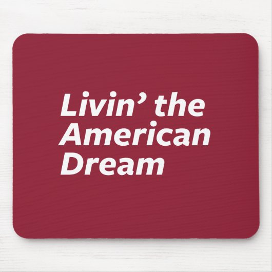 De Amerikaanse droom leven Muismat (Voorkant)