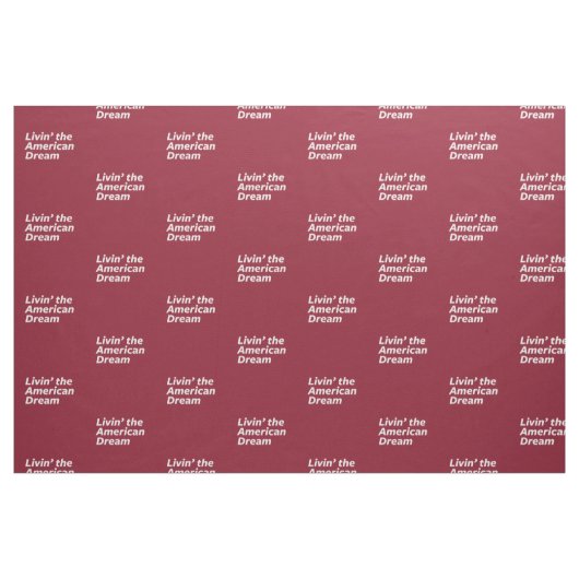 De Amerikaanse droom leven Stof (Fat Quarter)