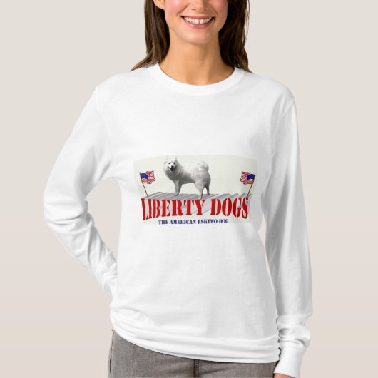 De Amerikaanse Eskimo Dog T-shirt (Voorkant)