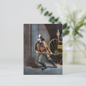 De Amerikaanse Fireman 1858  Briefkaarten (Staand voorkant)
