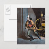 De Amerikaanse Fireman 1858  Briefkaarten (Voorkant / Achterkant)