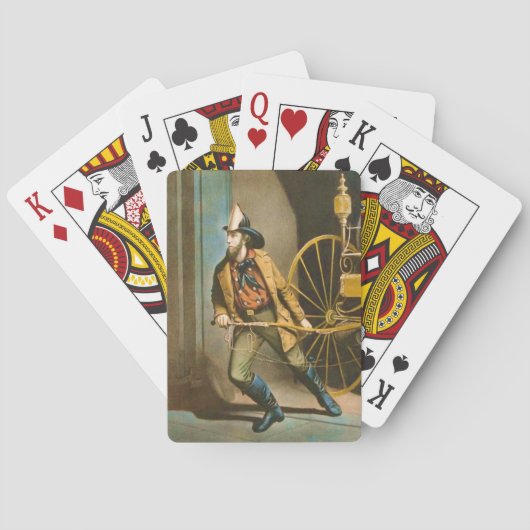 De Amerikaanse Fireman Style 2 Speelkaarten (Achterkant)