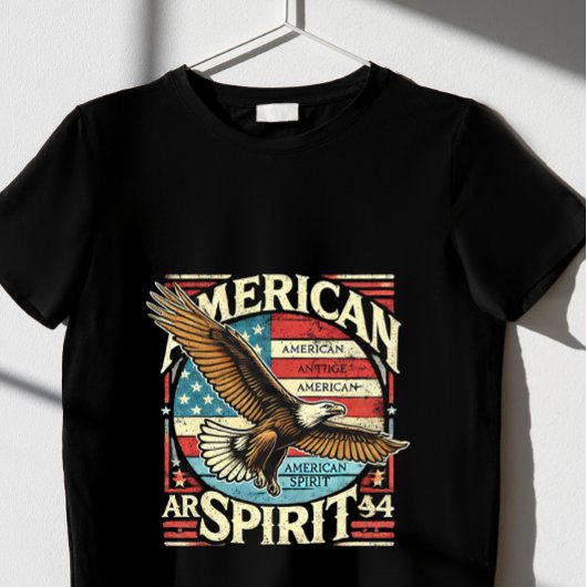 De Amerikaanse geest. T-shirt