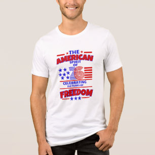 DE AMERIKAANSE GEEST VAN 26: 250 JAAR VRIJHEID Tri-Blend SHIRT