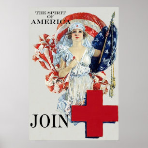 De Amerikaanse geest ~ zuster. Poster
