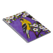 De Amerikaanse Goldfinch Notitieboek (Rechterzijde)