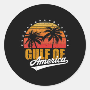 De Amerikaanse Golf Trump Mexico American Ronde Sticker