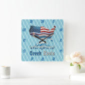 De Amerikaanse Griekse Klok van de Muur van (Huis)