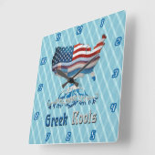De Amerikaanse Griekse Klok van de Muur van (Hoek)