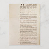 De Amerikaanse grondwet, 1787 Briefkaart (Voorkant)