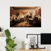 De Amerikaanse Grondwet Afdruk Poster (Thuiskantoor)