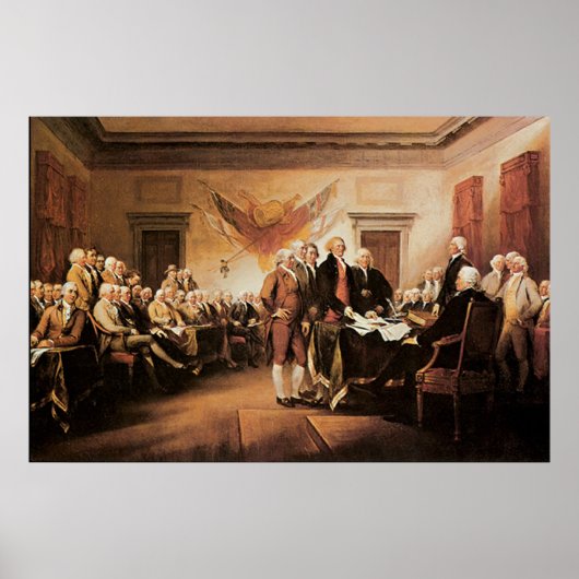 De Amerikaanse Grondwet Afdruk Poster (Voorkant)