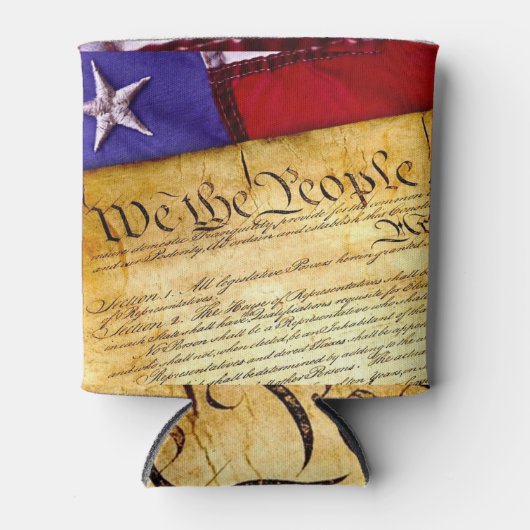 De Amerikaanse grondwet Blikjeskoeler (Voorkant)