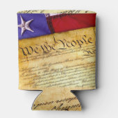 De Amerikaanse grondwet Blikjeskoeler (Achterkant)