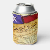 De Amerikaanse grondwet Blikjeskoeler (Blikje Achterkant)