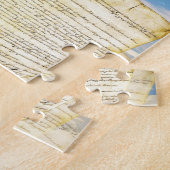 De Amerikaanse grondwet boven de aarde Legpuzzel (Zijkant)
