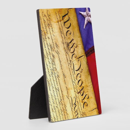 De Amerikaanse grondwet Fotoplaat (Zijkant)