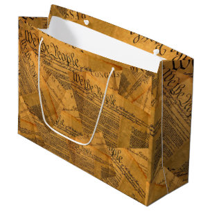 De Amerikaanse grondwet Gift Bag Groot Cadeauzakje