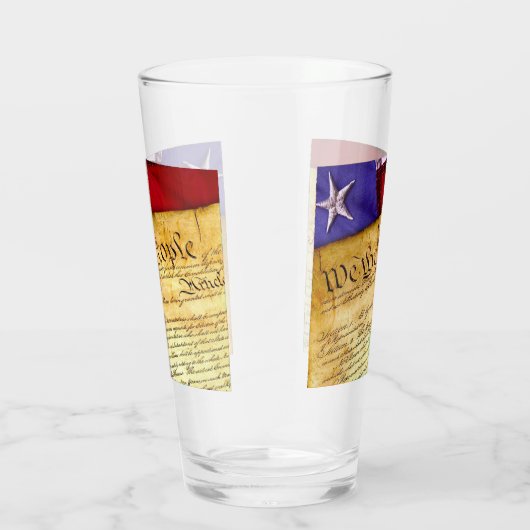 De Amerikaanse grondwet Glas (Rechts)