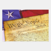 De Amerikaanse grondwet Inpakpapier Vel (Voorkant 3)