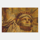 De Amerikaanse grondwet Inpakpapier Vel (Voorkant)