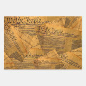 De Amerikaanse grondwet Inpakpapier Vel (Voorkant 2)