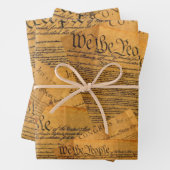 De Amerikaanse grondwet Inpakpapier Vel (In situ)