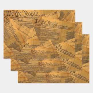 De Amerikaanse grondwet Inpakpapier Vel