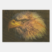 De Amerikaanse grondwet met Bald Eagle Inpakpapier Vel (Voorkant 2)