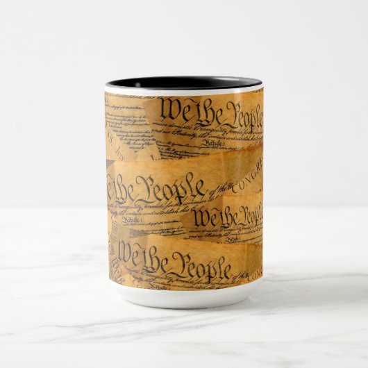 De Amerikaanse grondwet Mok (Midden)