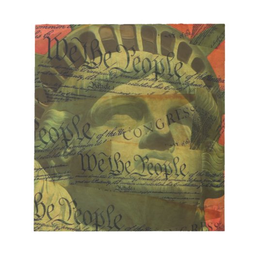 De Amerikaanse grondwet Notitieblok (Voorkant)