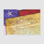 De Amerikaanse grondwet Tissuepapier (Voorkant)