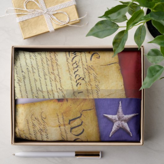 De Amerikaanse grondwet Tissuepapier (Geschenk)
