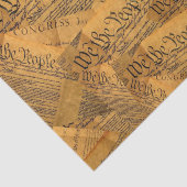 De Amerikaanse grondwet Tissuepapier (Detail)