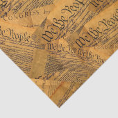 De Amerikaanse grondwet Tissuepapier (Detail)