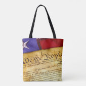 De Amerikaanse grondwet Tote Bag (Achterkant)