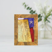 De Amerikaanse grondwet van het volk Briefkaart (Staand voorkant)