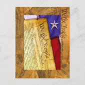 De Amerikaanse grondwet van het volk Briefkaart (Voorkant)