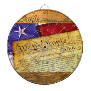 De Amerikaanse grondwet van het volk Dartbord