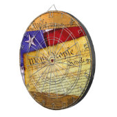 De Amerikaanse grondwet van het volk Dartbord (Voorkant Rechts)