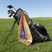 De Amerikaanse grondwet van het volk Golfhanddoek (Groen)