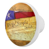 De Amerikaanse grondwet van het volk Keramische Knop (Rechts)
