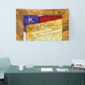 De Amerikaanse grondwet van het volk Spandoek (Beurs)