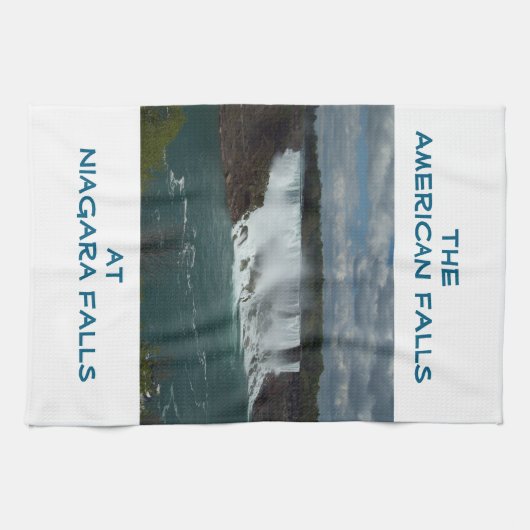 De Amerikaanse Herfsten op Niagara Herfsten Theedoek (Horizontaal)