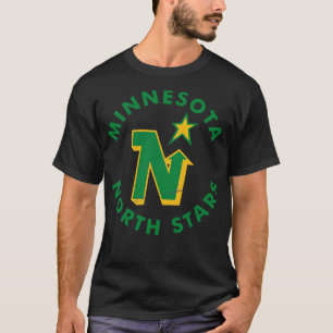 De Amerikaanse ijshockeyploeg Minnesota North Star T-shirt