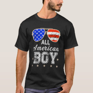 De Amerikaanse jongen op 4 juli jl. zorgt voor Kin T-shirt