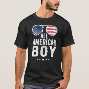 De Amerikaanse jongen op 4 juli jl. zorgt voor Kin T-shirt