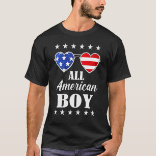De Amerikaanse jongen op 4 juli jl. zorgt voor Kin T-shirt